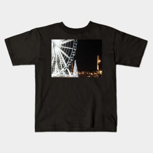 Paris Winter Place de la Concorde Kids T-Shirt